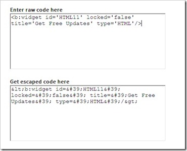 HTML escape tool HTML escape tool