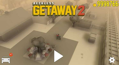 Reckless Getaway 2 Mod Apk v2.0.3 Unlimited Gold/Cars Terbaru