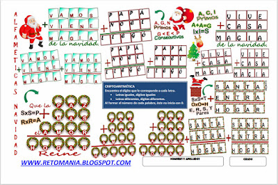 Alfamética, Criptoaritmética, Criptosuma, Criptograma, Navidad, Matemáticas y Navidad, Juego de palabras, Suma de palabras, Desafíos matemáticos, Retos matemáticos, Problemas matemáticos