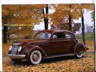 1937 Chrysler Airflow four door sedan click picture to enlarge