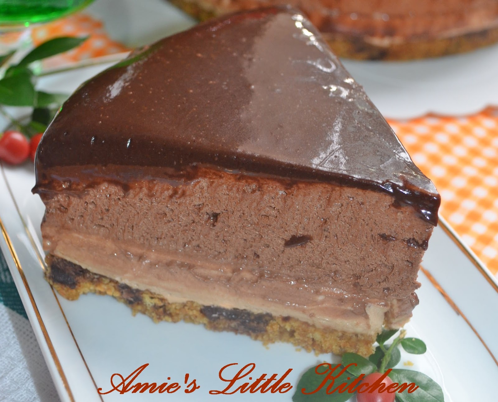 AMIE'S LITTLE KITCHEN: American Brown Cheese Cake