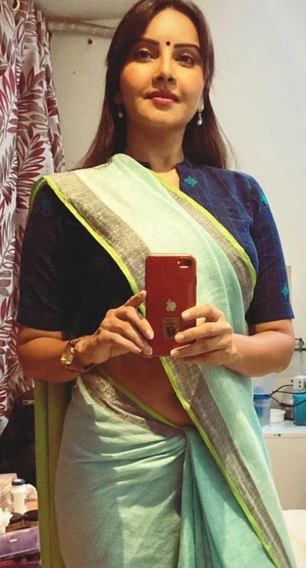 geetanjali mishra saree selfie crime patrol virodh actress