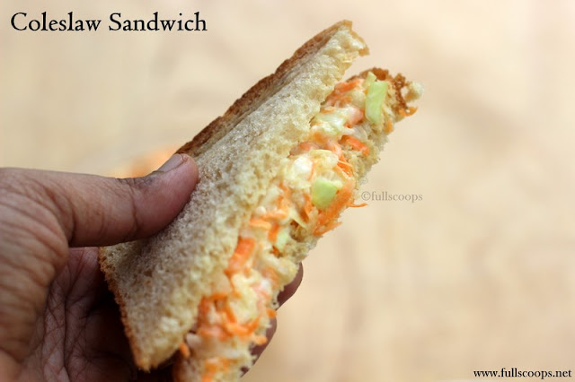 Coleslaw Sandwich