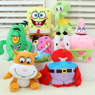 Paket Boneka Spongebob dan Teman-temannya