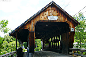 Squam Bridge en Ashland, New Hampshire con Celosía Town Lattice Truss