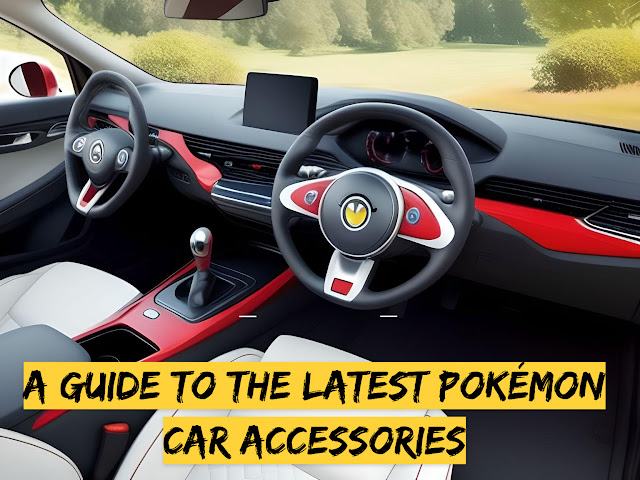 pokemon car accessories