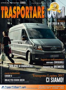 Trasportare Oggi in Europa 192 - Febbraio & Marzo 2017 | CBR 96 dpi | Bimestrale | Professionisti | Trasporti
Trasportare Oggi in Europa è dal 1997 la Rivista degli Autotrasportatori, nata come organo ufficiale di Transpobank la più diffusa borsa noli italiana, e ancor oggi suo biglietto da visita per entrare nelle aziende del settore.
È una delle più autorevoli testate del settore e, oltre ad annoverare prestigiose firme giornalistiche, ospita gli editoriali di qualificati opinion leader quali Roberto Sterza, Franco Fenoglio, Giancarlo Codazzi, Sabina Fumarola, Cinzia Caserotti.