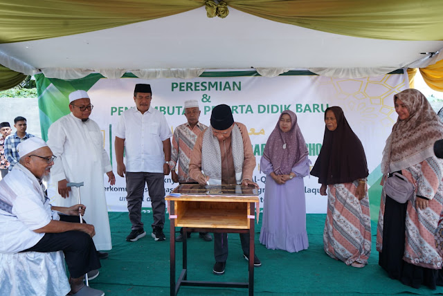 Resmikan Yayasan Nurul Ikhwan Islamic Boarding School, Bupati Asahan Sampaikan Ini