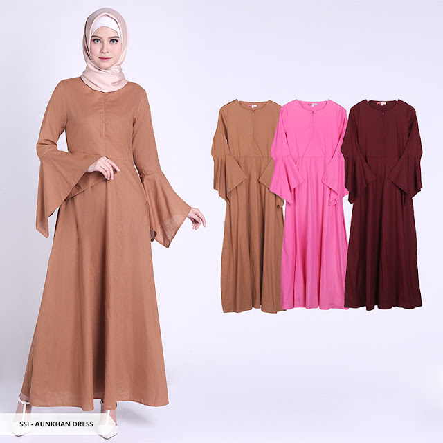 88 Model Baju Muslimah Gamis dan Tunik Terbaru Modern 