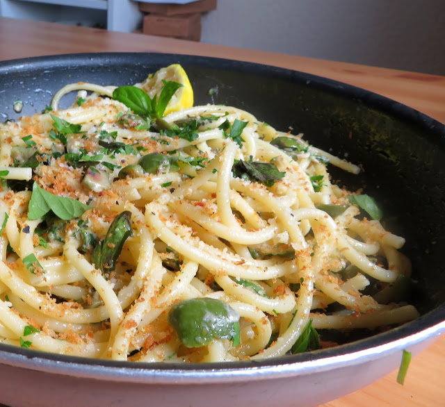 Lemon & Green Olive Pasta