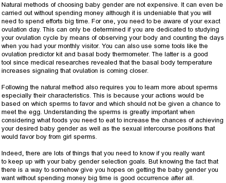Blood Test Baby Gender