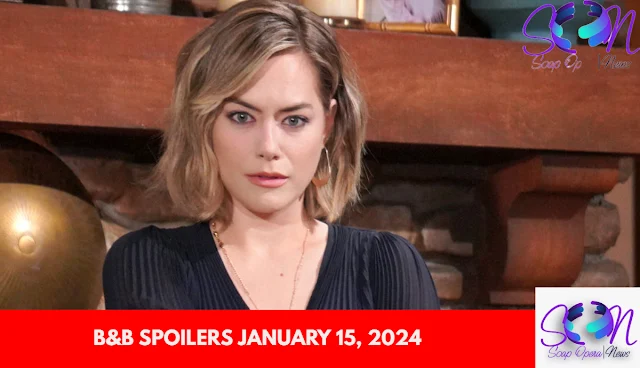 B&B SPOILERS JANUARY 15, 2024 The Bold and the Beautiful