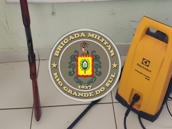 Dupla é presa por furto qualificado de arma de fogo em Cachoeirinha 