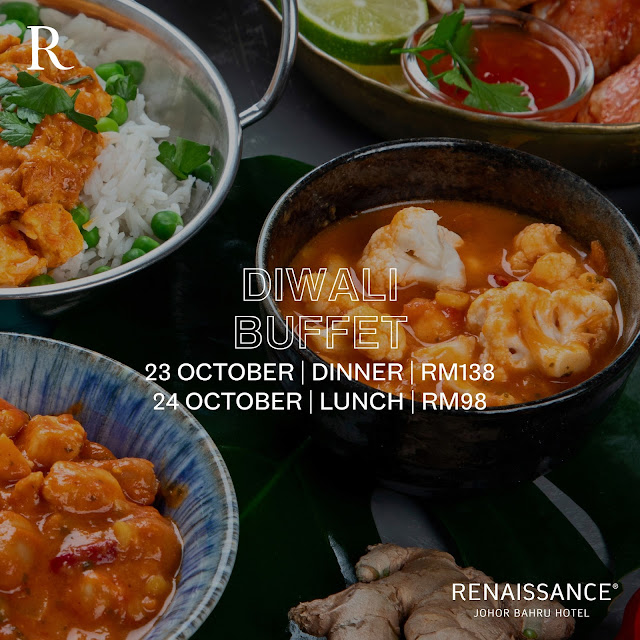 Nikmati Buffet Dinner Masakan India 'Colors of Rangoli' Di Renaissance Johor Bahru Hotel