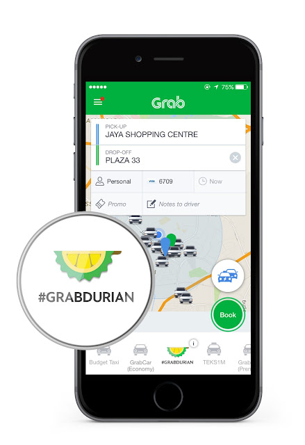 Jom #GRABDURIAN WITH Grab!