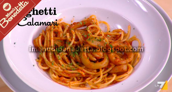 Spaghetti ai Calamari di Benedetta Parodi