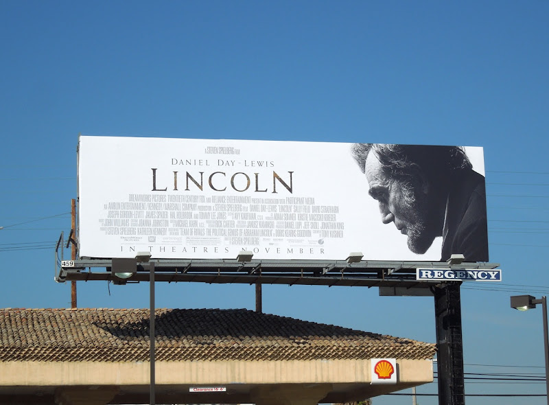 Lincoln movie billboard