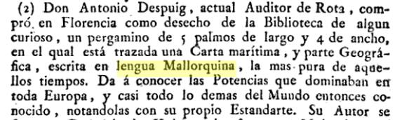 A les Balears no consten dicsionaris, gramática ni literatura en dialecte ocsitá catalá hasta lo siglo XX, cuan va escomensá la parafernalia nassionalista catalana.