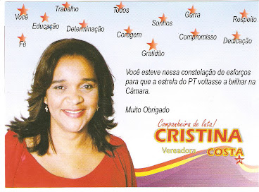 VEREADORA CRISTINA COSTA (PT-PE)