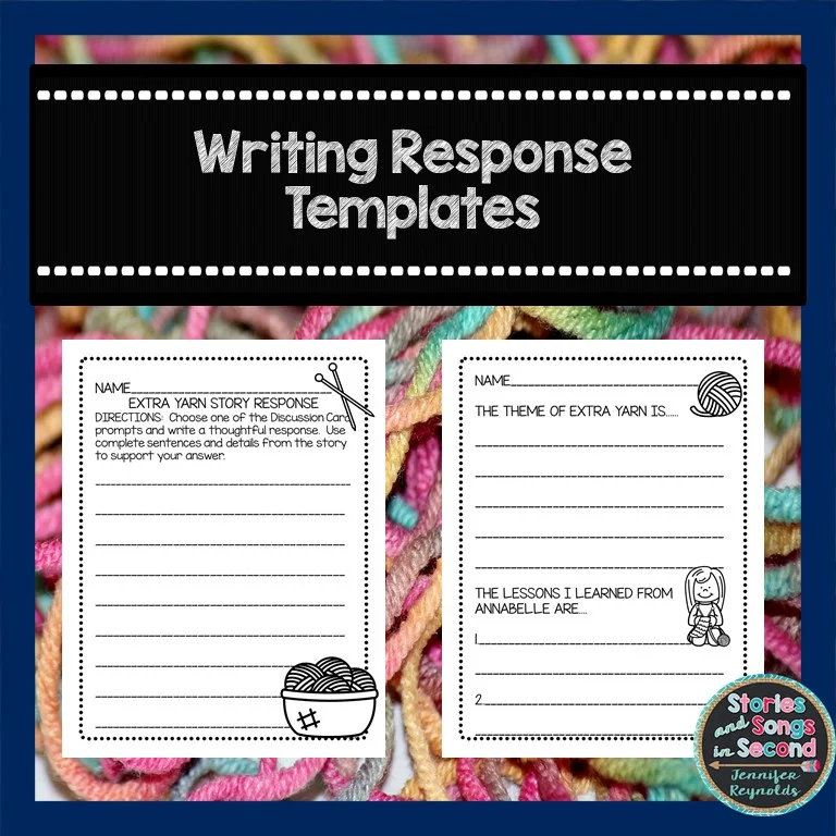 This mentor text post includes ideas and activities on how to use Extra Yarn by Mac Barnett to teach the theme of kindness to primary grade students.