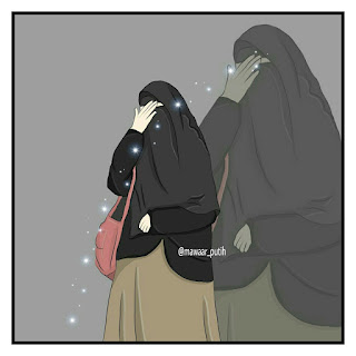 anime muslimah bercadar keren