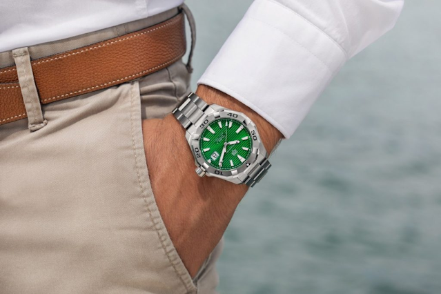 TAG Heuer Aquaracer 43 mm Réplica do relógio verde