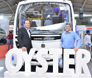 Ashok Leyland Launches its Next Generation A.C. Midi-Bus - Oyster, in India