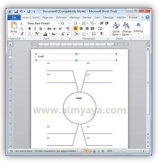 grafik menurut data statistik atau data kuantitatif dengan memakai microsoft excel Cara Membuat Diagram/Chart di Ms Word 2010