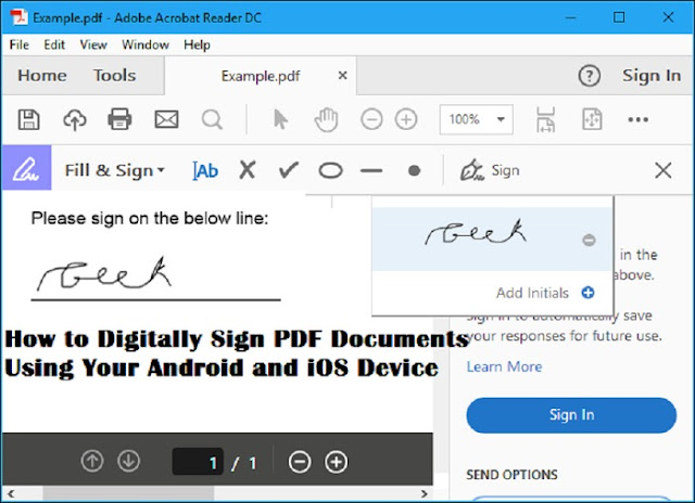 How to Digitally Sign PDF Documents Using Your Android and iOS Device