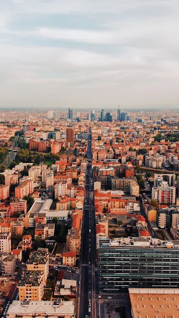 HD Wallpaper City, Buildings, Aerial View, Cityscape