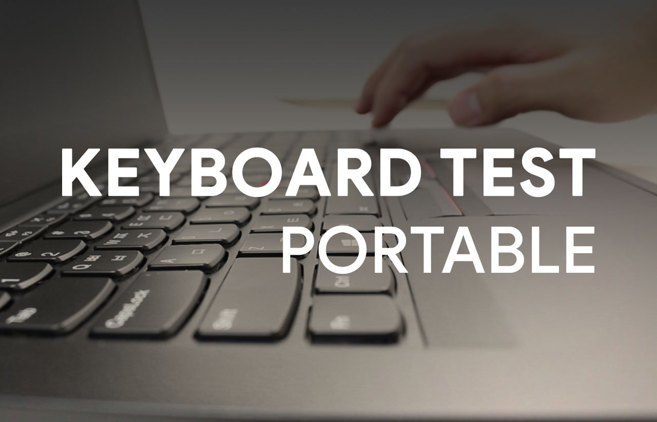 cara menggunakan keyboard test portable