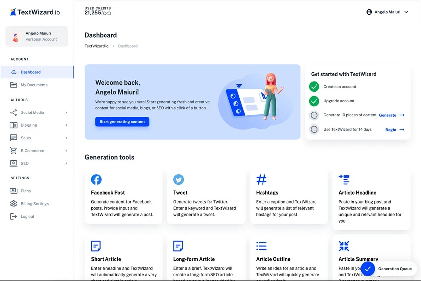 Generate High-Converting Marketing Copy With TextWizard