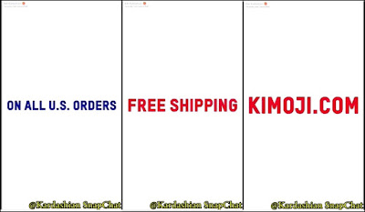 Kim Kardashian Announces Free Shipping in lieu of 4th July Holiday