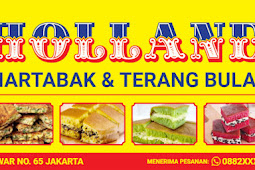 Editable Template: Spanduk Holland Martabak & Terang Bulan