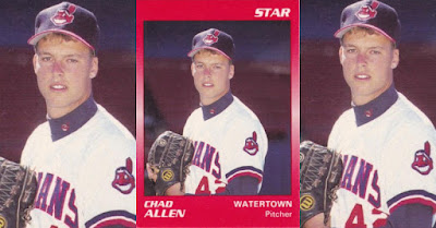 Chad Allen 1990 Watertown Indians card