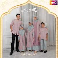 Koleksi Nibras Terbaru Sarimbit Iffa Pale Mauve Baju Muslim Seragam Keluarga Outfit Hari Raya Lebaran Idul Ftri 2023 Anggun Elegant Best Seller