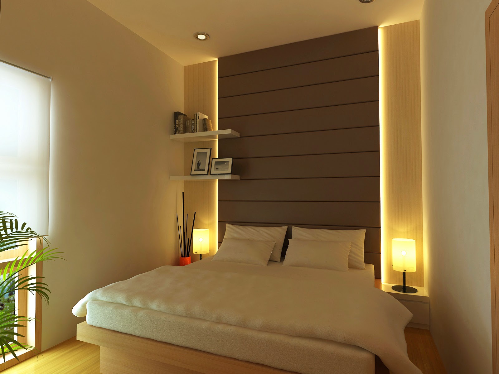 Desain Kamar  Tidur Minimalis  Ukuran 3x3 Home Interior  