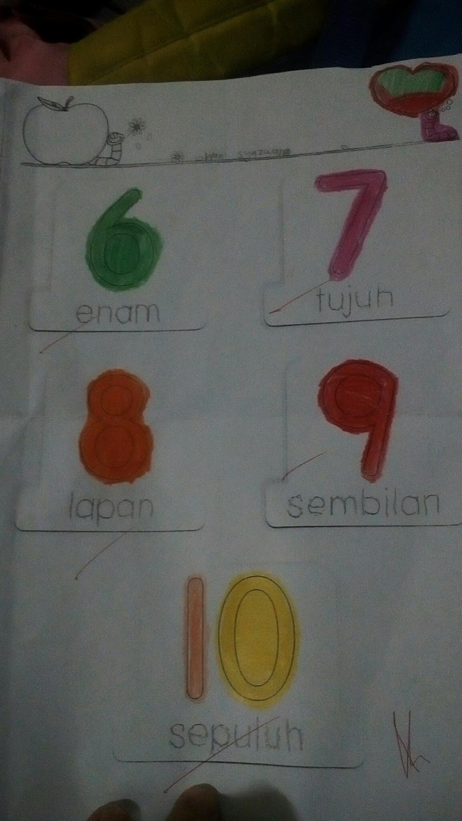 Soalan Jawi Darjah 1 - Kerja Kosn