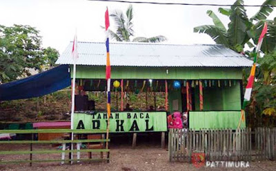 Babinsa Dirikan Taman Baca Masyarakat Di SBB Malukupost com