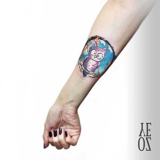 88 tatuagens de coruja para se inspirar!