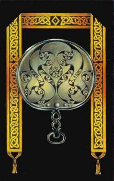 The card I am sharing in this post is Number 15 the Celtic Mirror 