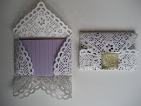 Homemade Doily and Magazine Envelopes