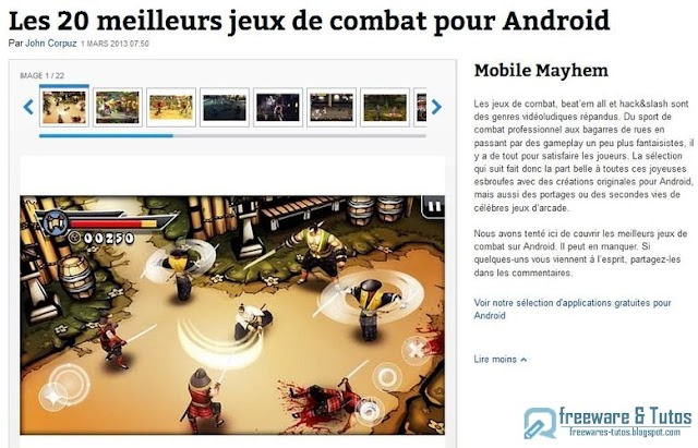 Les meilleurs jeux de combat pour Android