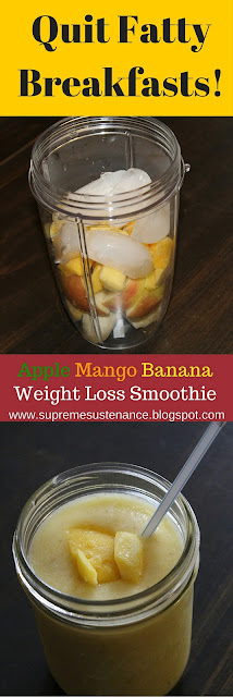 apple banana mango weight loss smoothie recipe