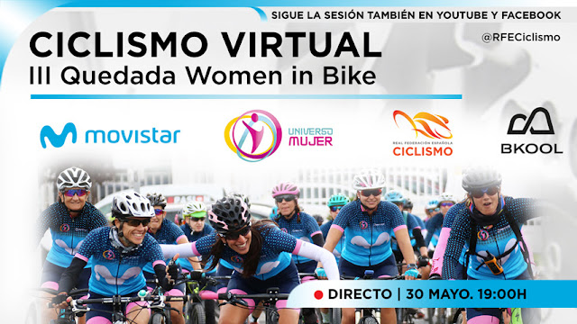 Women in Bike rueda este sábado en su 3ª quedada virtual