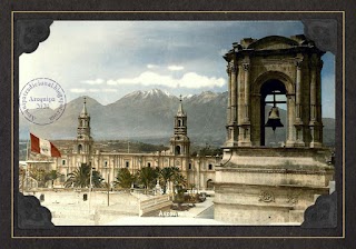 Vista de  la Catedral de Arequipa 1930