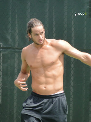Feliciano Lopez Shirtless at Cincinnati Open 2010