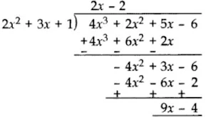 case study questions polynomials class 10