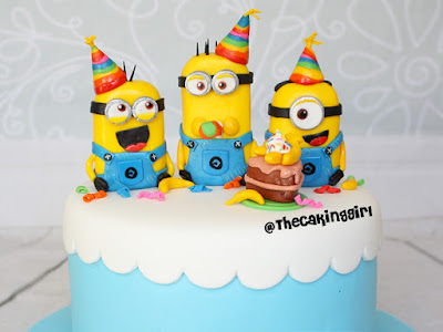 Cutest despicable me minion birthday cake