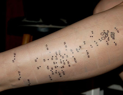 Connect-the-Dots Tattoo